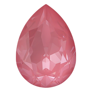 4320 Swarovski Pear Fancy Stones, Crystal Dahlia Ignite (001 L177I)