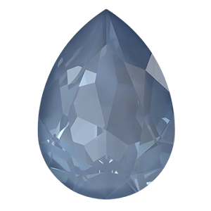 4320 Swarovski Pear Fancy Stones, Crystal Denim Ignite (001 L166I)
