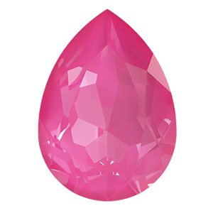 4320 Swarovski Pear Fancy Stones, Crystal Electric Pink Ignite (001 L137I)