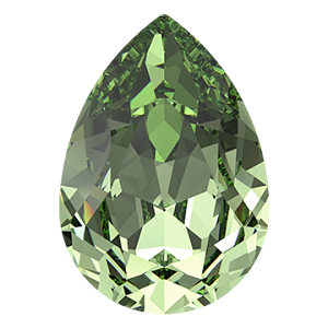 4320 Swarovski Pear Fancy Stones, ReCreated Peridot (1408)