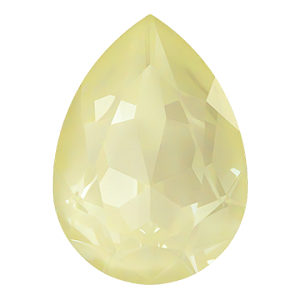 4320 Swarovski Pear Fancy Stones, Crystal Soft Yellow Ignite (001 L169I)