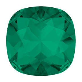 4470 Swarovski Cushion Fancy Stones, Emerald (205)