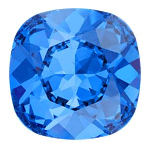 4470 Swarovski Cushion Fancy Stones, Sapphire (206)