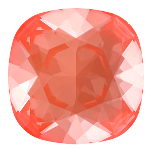 4470 Swarovski Cushion Fancy Stones, Crystal Electric Orange Ignite (001 L136I)