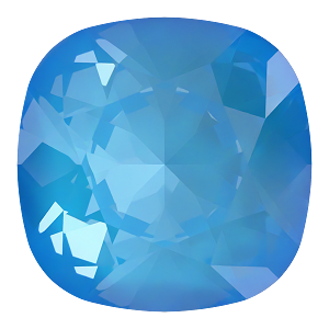 4470 Swarovski Cushion Fancy Stones, Crystal Electric Blue Ignite (001 L134I)
