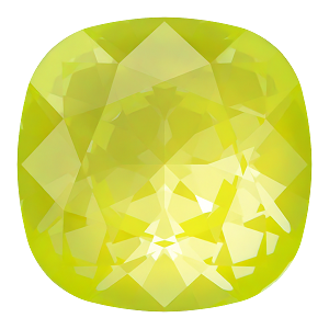 4470 Swarovski Cushion Fancy Stones, Crystal Electric Yellow Ignite (001 L138I)