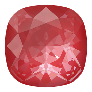 4470 Swarovski Cushion Fancy Stones, Crystal Poppy Red Ignite (001 L179I)