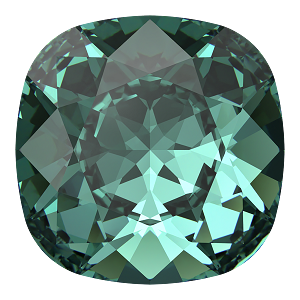 4470 Swarovski Cushion Fancy Stones, ReCreated Caribbean Green (1409)
