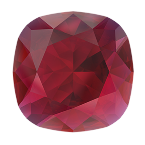 4470 Swarovski Cushion Fancy Stones, Scarlet Ignite (276 IGNIT)