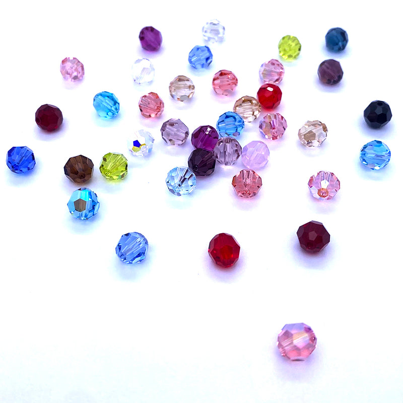 5000 Swarovski Round Beads, Assorted Mix Colors