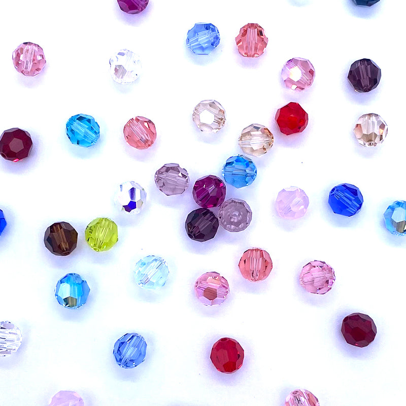 5000 Swarovski Round Beads, Assorted Mix Colors