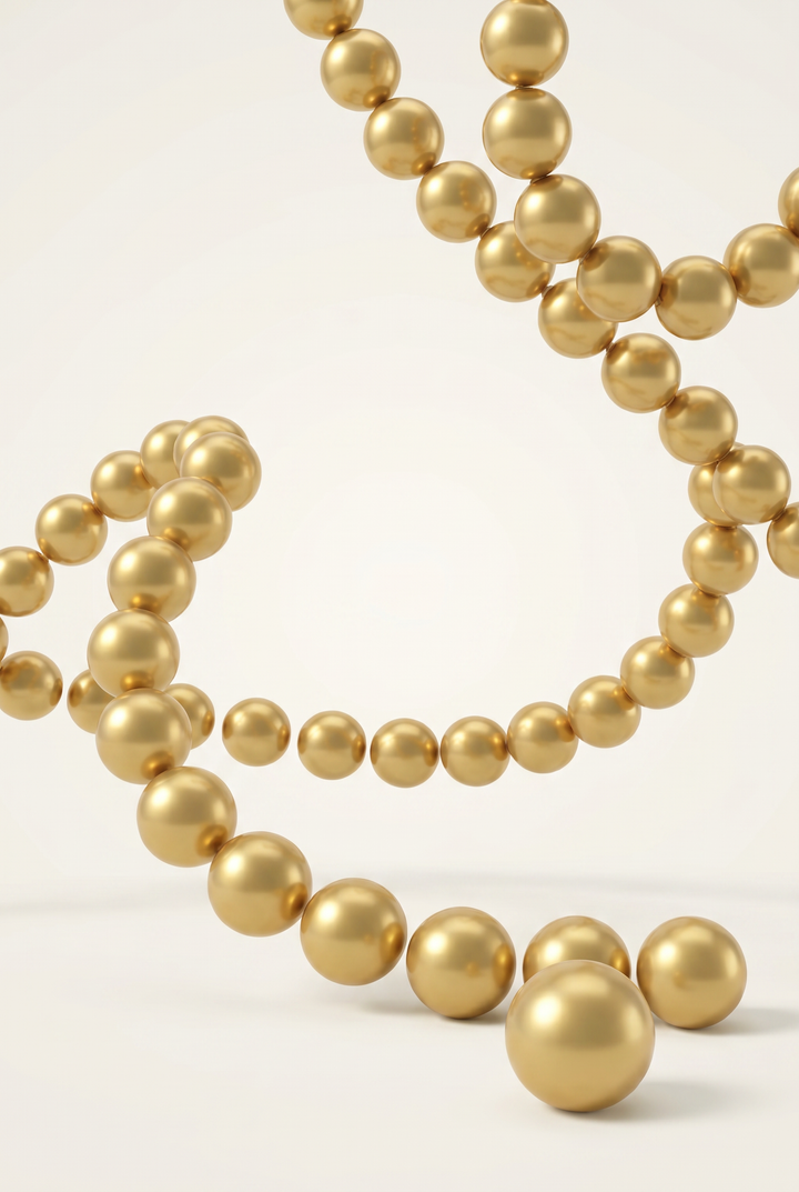 5810 Swarovski Round Pearls, Crystal Royal Gold (001 2034)