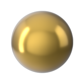 5810 Swarovski Round Pearls, Crystal Royal Gold (001 2034)