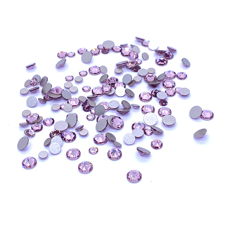 2058 &amp; 2088 Swarovski Flatback No Hotfix Mix Sizes, Light Amethyst (212)