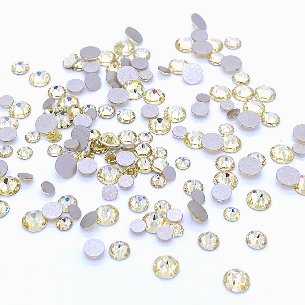 2058 &amp; 2088 Swarovski Flatback No Hotfix Mix Sizes, Jonquil (213)
