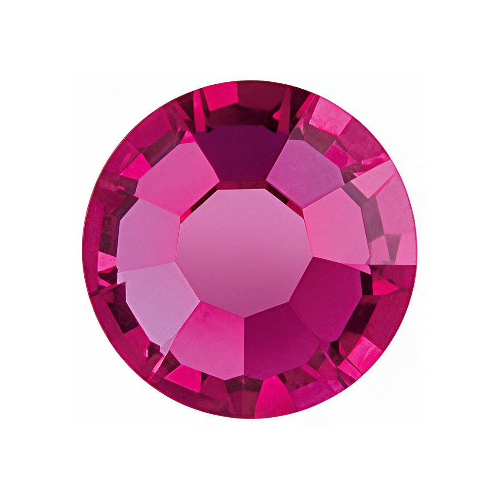 Preciosa Chaton Rose MAXIMA flatback no hotfix rhinestone, Fuchsia (70350)