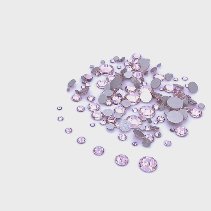 2058 &amp; 2088 Swarovski Flatback No Hotfix Mix Sizes, Silk (391)