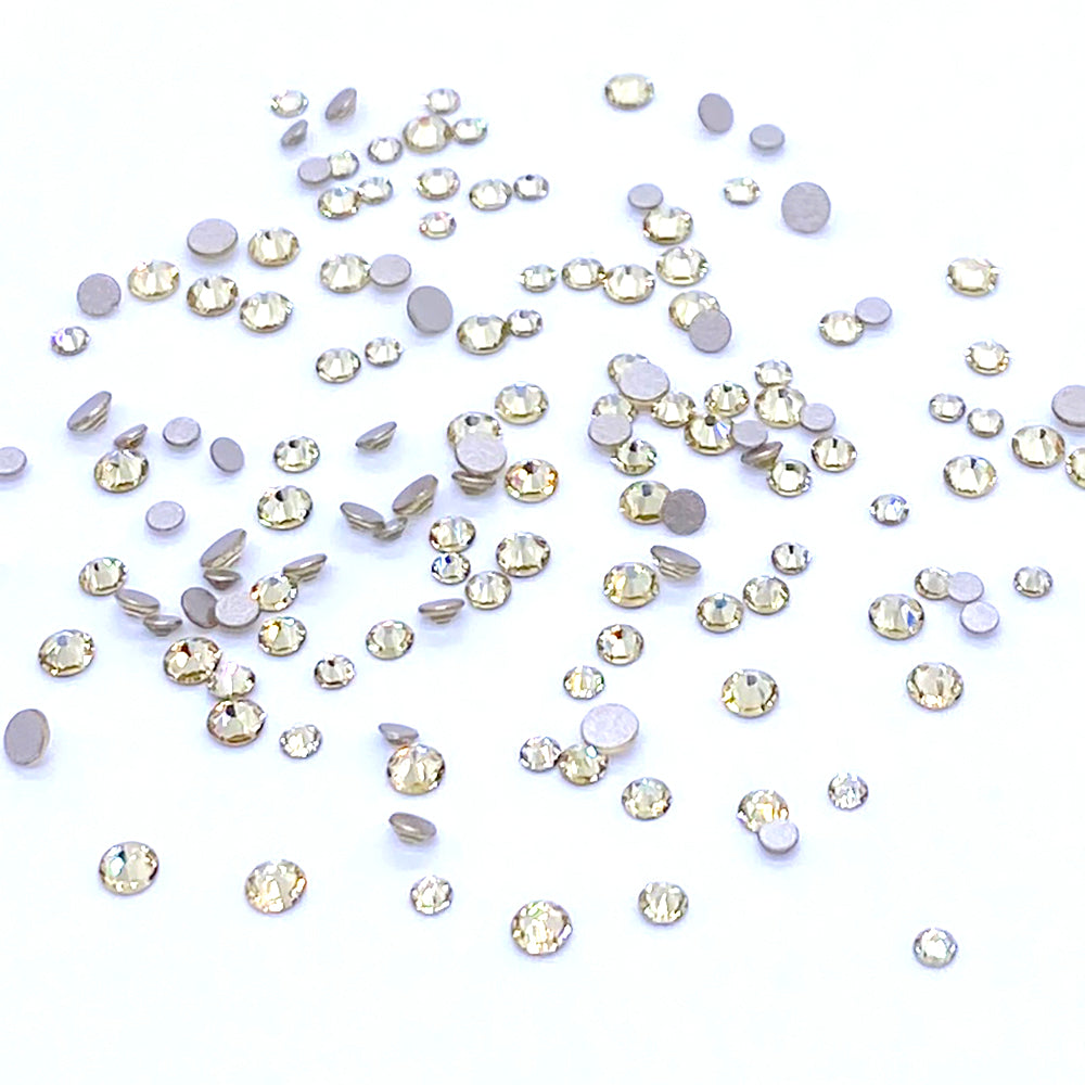 2058 &amp; 2088 Swarovski Flatback No Hotfix Mix Sizes, Jonquil (213)