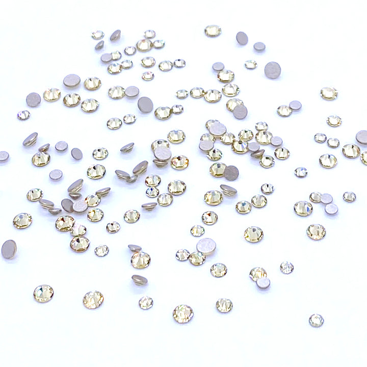 2058 &amp; 2088 Swarovski Flatback No Hotfix Mix Sizes, Jonquil (213)