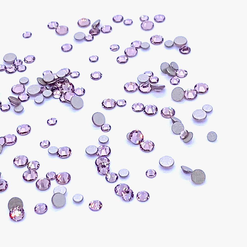 2058 &amp; 2088 Swarovski Flatback No Hotfix Mix Sizes, Light Amethyst (212)