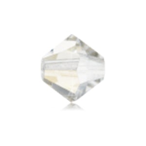 Preciosa 451 69 302 Rondelle Bead, Crystal Argent Flare (00030 242 AgF)