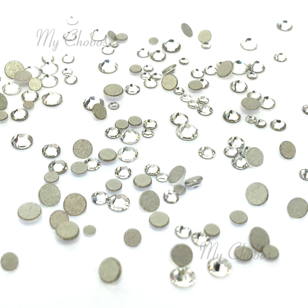 2058 &amp; 2088 Swarovski Flatback No Hotfix Mix Sizes, Crystal (001)
