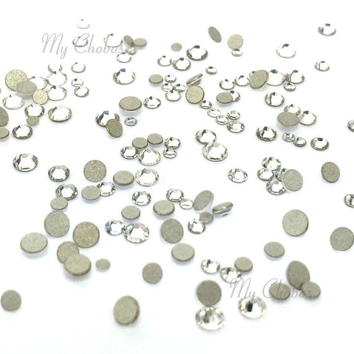 2058 &amp; 2088 Swarovski Flatback No Hotfix Mix Sizes, Crystal (001)