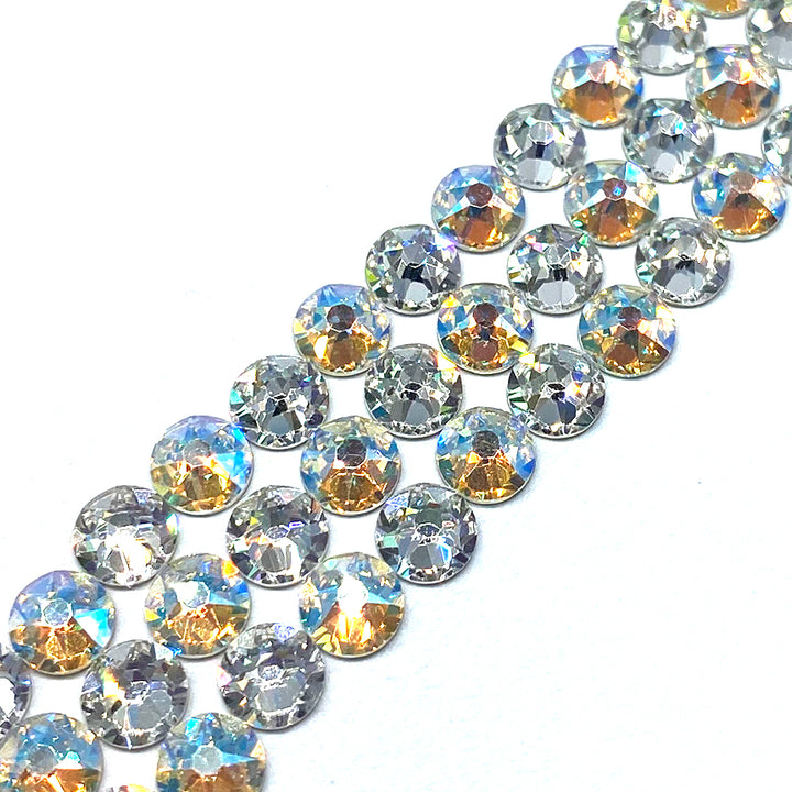 2058 &amp; 2088 Swarovski Flatback No Hotfix, Crystal Shimmer Combo Mix