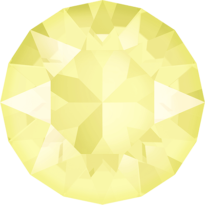 1028 & 1088 Swarovski Chaton & Round Stones, Crystal Powder Yellow Unfoiled (001 L101)