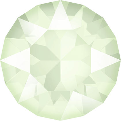 1028 & 1088 Swarovski Chaton & Round Stones, Crystal Powder Green Unfoiled (001 L102)