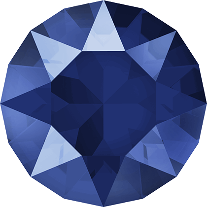 1028 & 1088 Swarovski Chaton & Round Stones, Crystal Royal Blue Unfoiled (001 L110S)