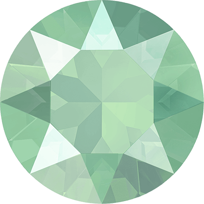 1028 & 1088 Swarovski Chaton & Round Stones, Crystal Mint Green Unfoiled (001 L115S)