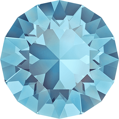 1028 &amp; 1088 Swarovski Pointed Back Chaton Round Stones, Aquamarine (202)