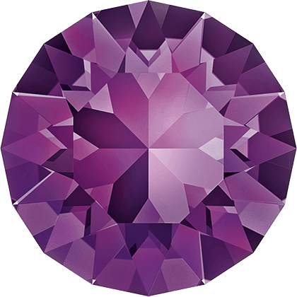 1028 &amp; 1088 Swarovski Pointed Back Chaton Round Stones, Amethyst (204)