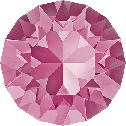 1028 &amp; 1088 Swarovski Pointed Back Chaton Round Stones, Rose (209)