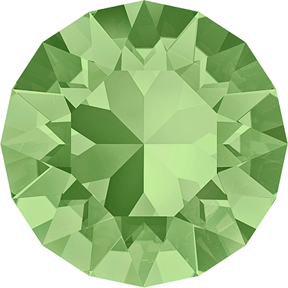 1028 &amp; 1088 Swarovski Pointed Back Chaton Round Stones, Peridot (214)