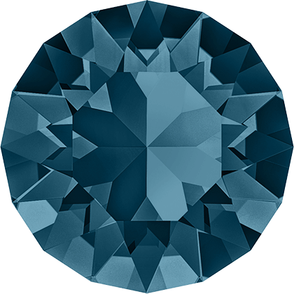 1028 & 1088 Swarovski Chaton & Round Stones, Indicolite (379)