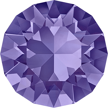 1028 &amp; 1088 Swarovski Pointed Back Chaton Round Stones, Tanzanite (539)