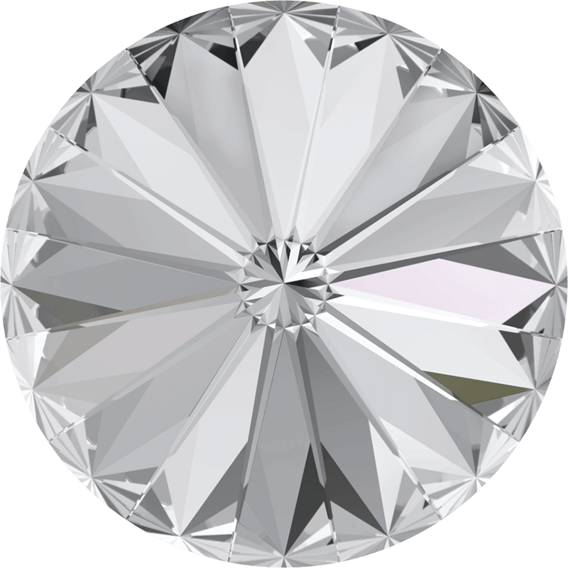 1122 Swarovski Rivoli Chaton & Round Stones, Crystal Unfoiled (001)