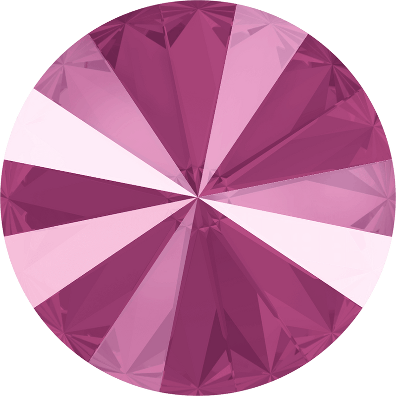 1122 Swarovski Rivoli Chaton & Round Stones, Crystal Peony Pink (001 L113S)