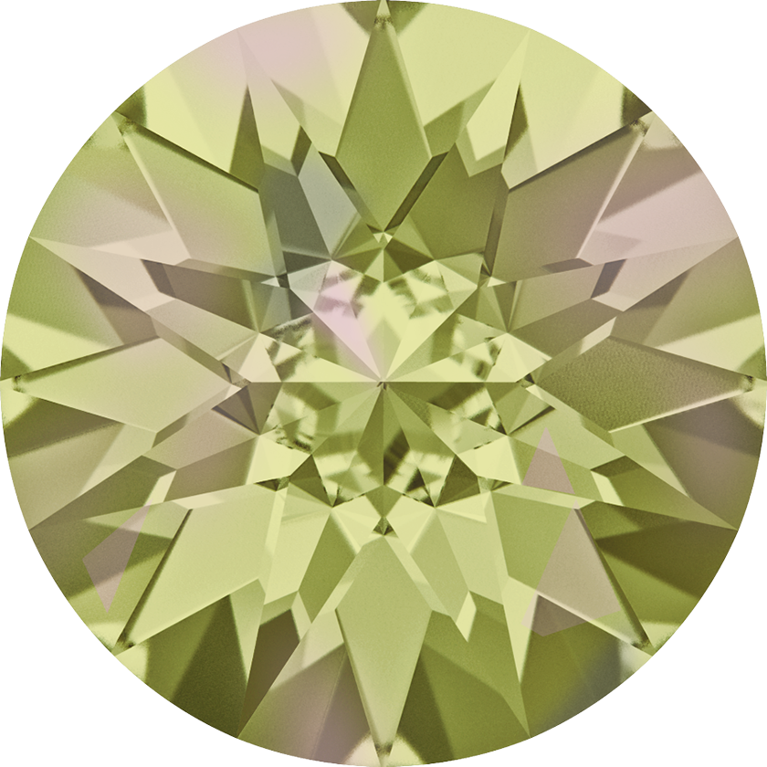 1188 Swarovski Xirius Pointed Chaton & Round Stones, Crystal Luminous Green (001 LUMG)