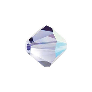 Preciosa 451 69 302 Rondelle Bead, Tanzanite AB (20410AB)