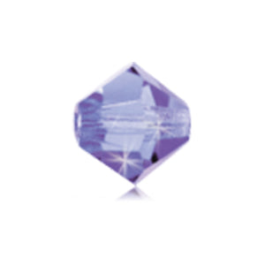 Preciosa 451 69 302 Rondelle Bead, Tanzanite (20410)