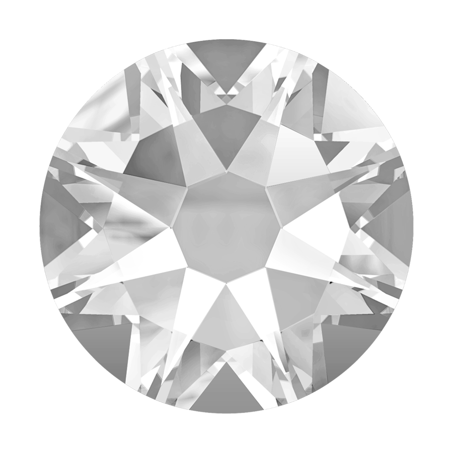 2000, 2058 &amp; 2088 Swarovski Flatback No Hotfix, Crystal (001)