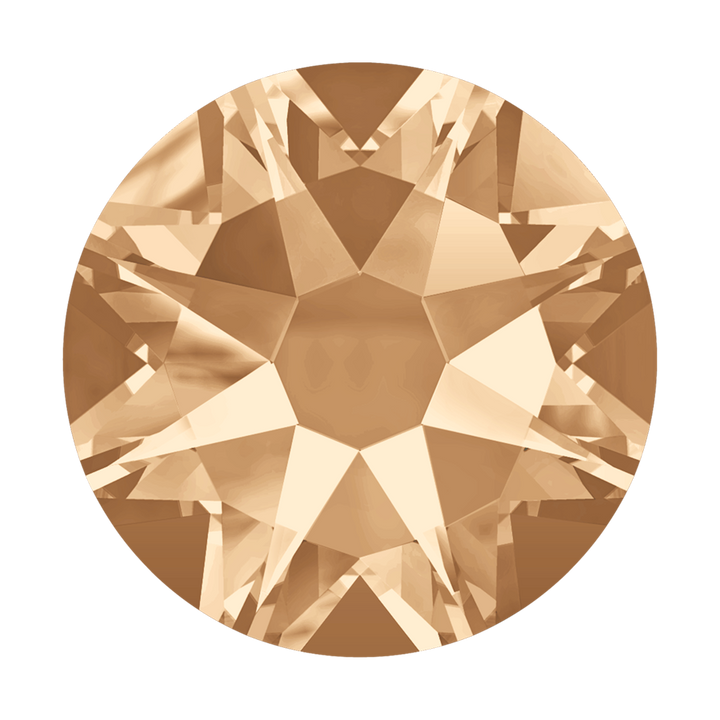 2000, 2058 &amp; 2088 Swarovski Flatback No Hotfix, Crystal Golden Shadow (001 GSHA)