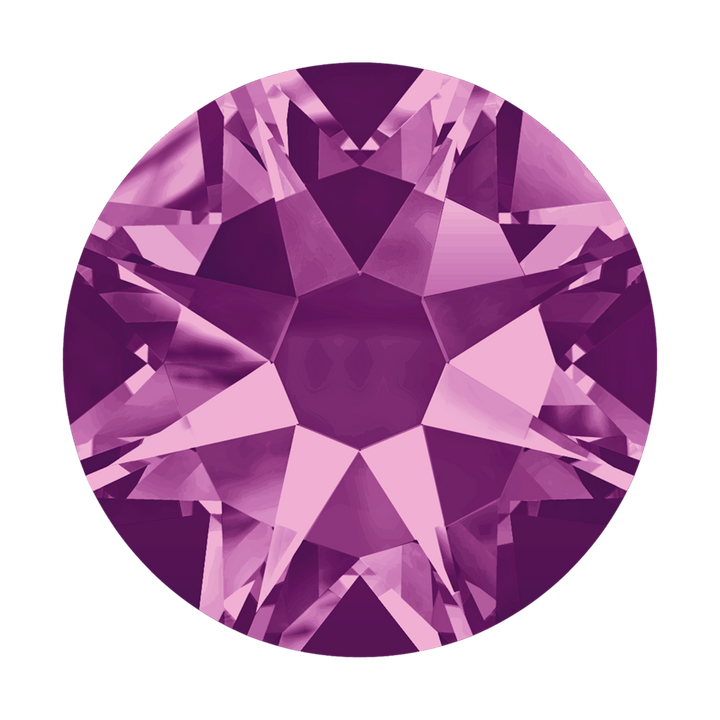 2000, 2058 &amp; 2088 Swarovski Flatback No Hotfix, Amethyst (204)