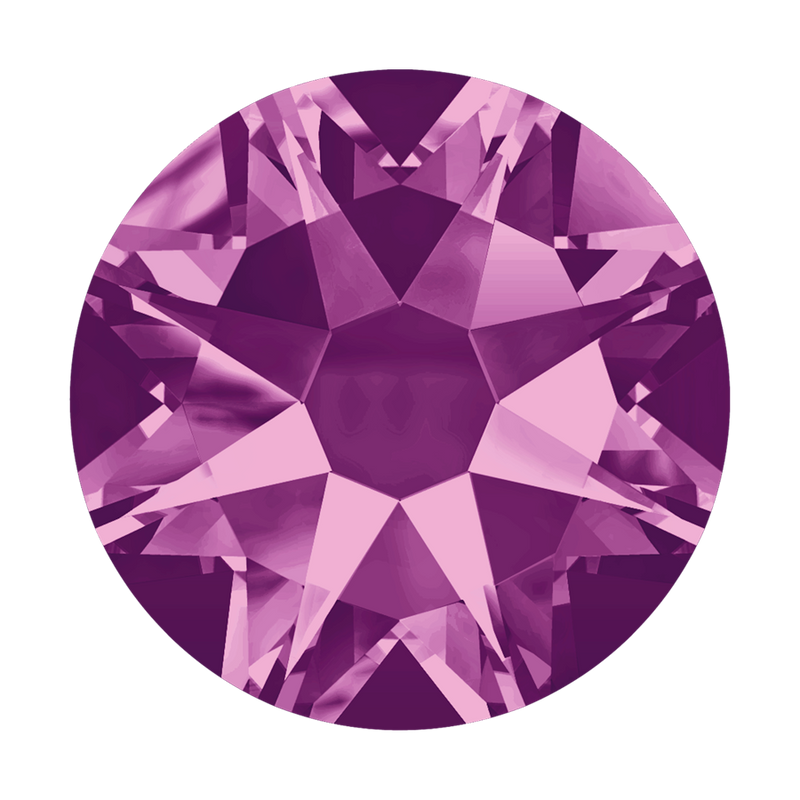 2000, 2038 & 2078 Swarovski Flatback Hotfix, Amethyst (204)