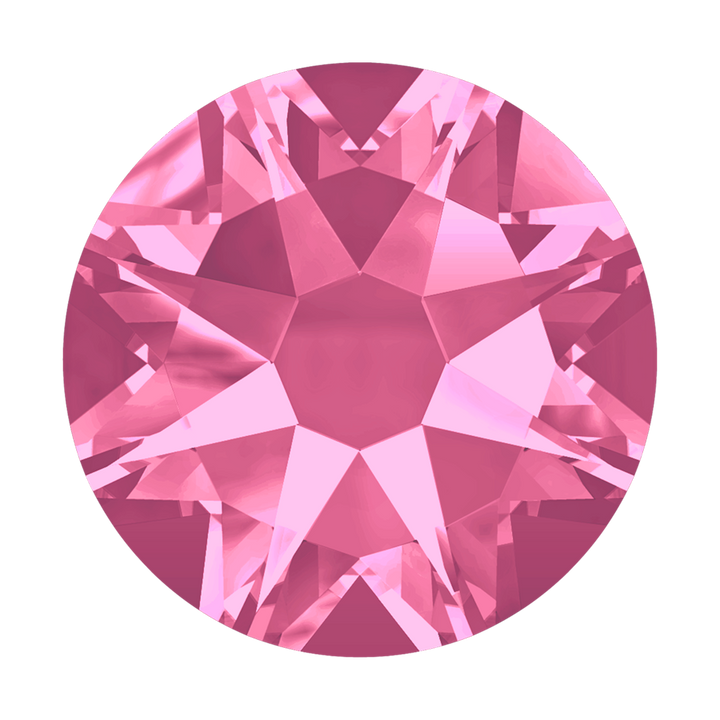 2000, 2058 &amp; 2088 Swarovski Flatback No Hotfix, Rose (209)