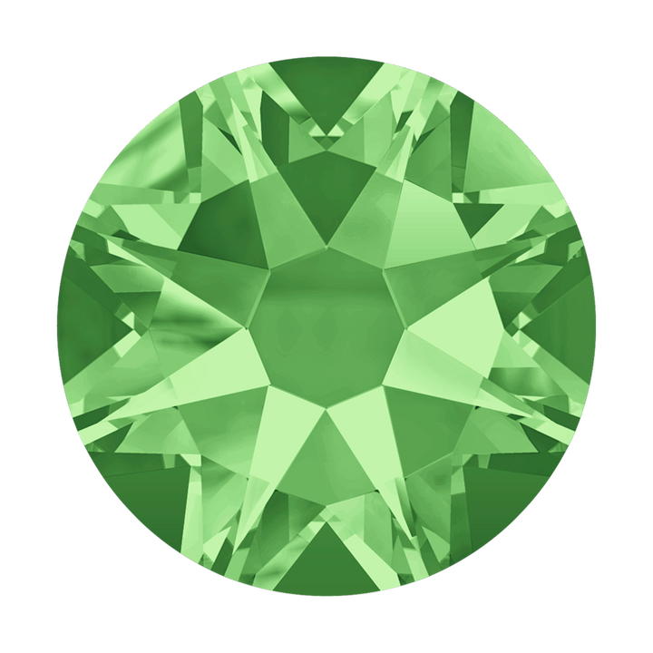 2000, 2058 &amp; 2088 Swarovski Flatback No Hotfix, Peridot (214)