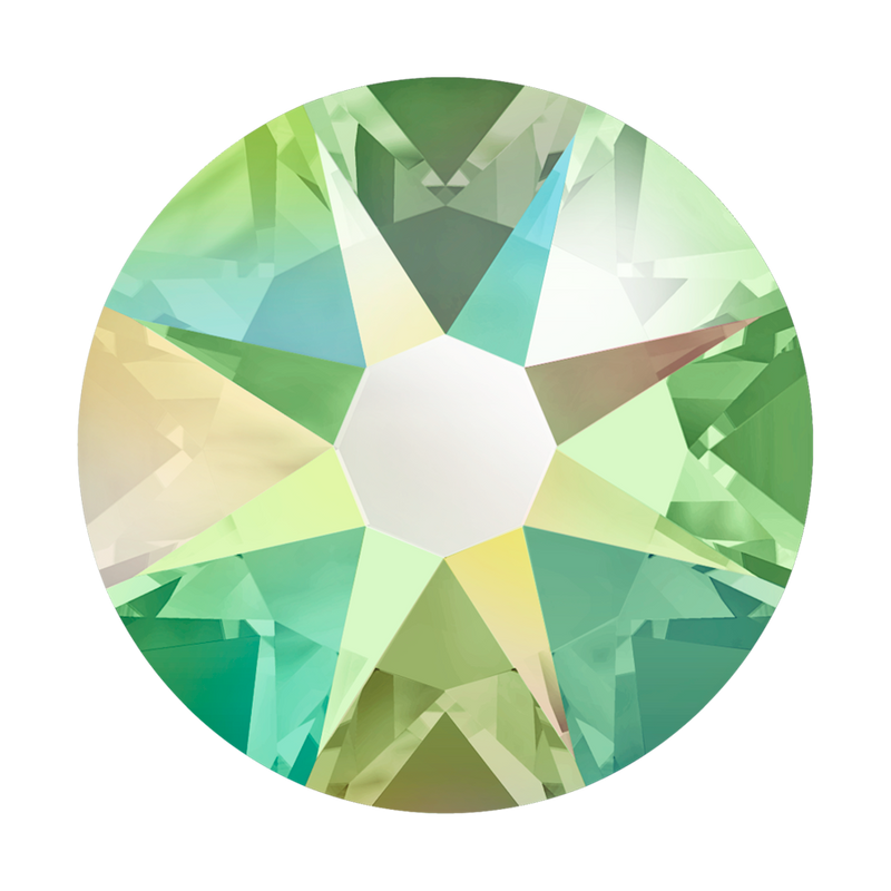 2058 & 2088 Swarovski Flatback No Hotfix, Peridot AB (214 AB)